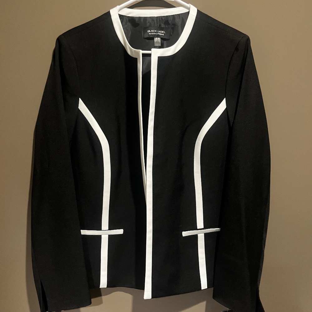 Black Label by Evan-Picone Suit Jacket